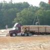 Phase 1 - Construction at the log yard in Michigan - loaded and headed to NC